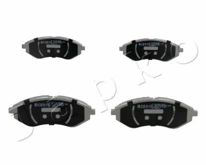 Гальмівні колодки дискові пер. Aveo 04- Japko 50W07