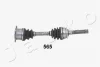 Привідний вал (28/25z D56 L538mm) Прав.перед. L200/PAJERO/SPORT I 2.4-2.5TD/3.0 V6 92-07 Japko 62565 (фото 1)