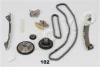 Ланцюг приводу ГРМ (к-кт) Qashqai/X-Trail 2.0i 07- дв. MR20DE Japko KJK102 (фото 1)