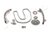 Ланцюг приводу ГРМ (к-кт) AVENSIS/COROLLA/RAV-4 1.4-1.8i 00-09 Japko KJK201 (фото 2)