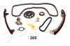 Ланцюг приводу ГРМ (к-кт) RAV4 2.0 /Camry 2.4 00-11 дв. 1AZFE/2AZFE Japko KJK205 (фото 2)