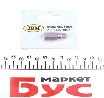 Біта M10 Hex 6 JBM 10370