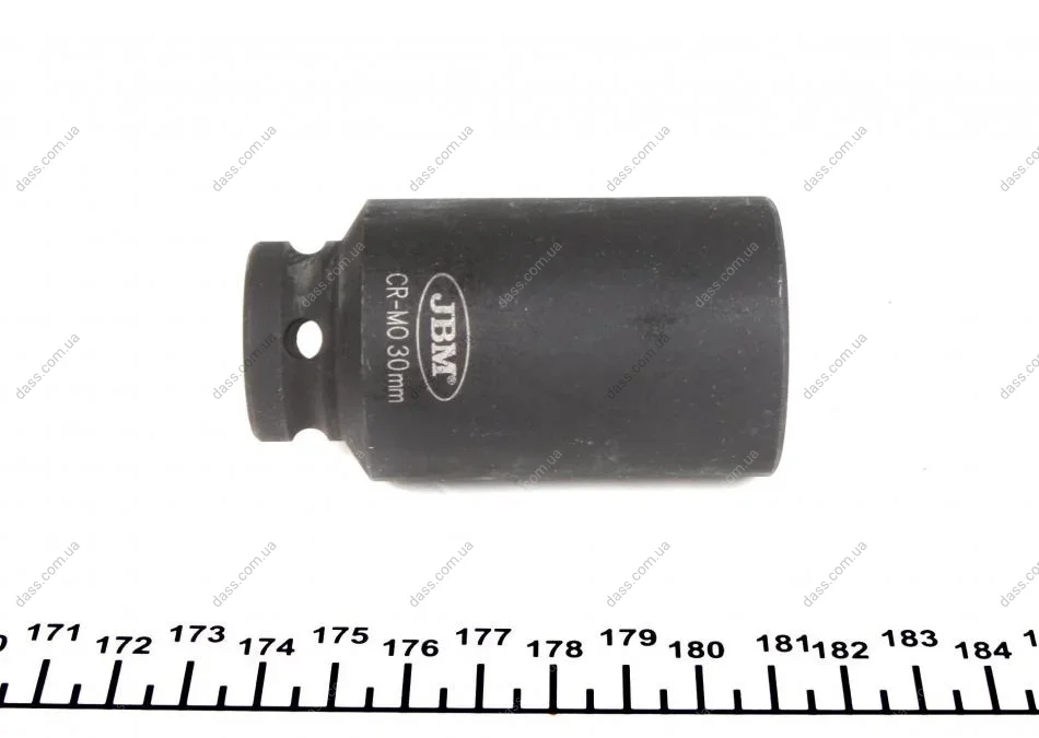 Головка торцева ударна 1/2" 30 мм 12-граней Long 78 мм JBM 11614 (фото 1)