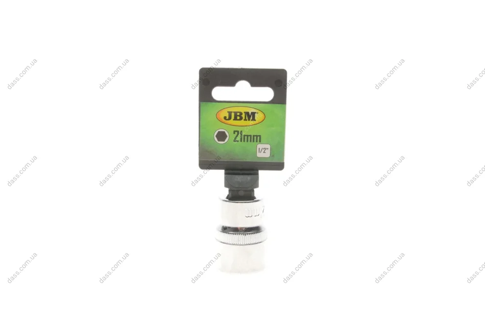 Головка торцева 1/2" 21 мм (хромована) JBM 13267 (фото 1)