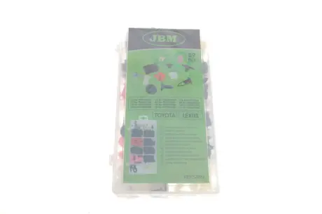 Набір кліпс пластикових Toyota/Lexus (89шт) JBM 52886