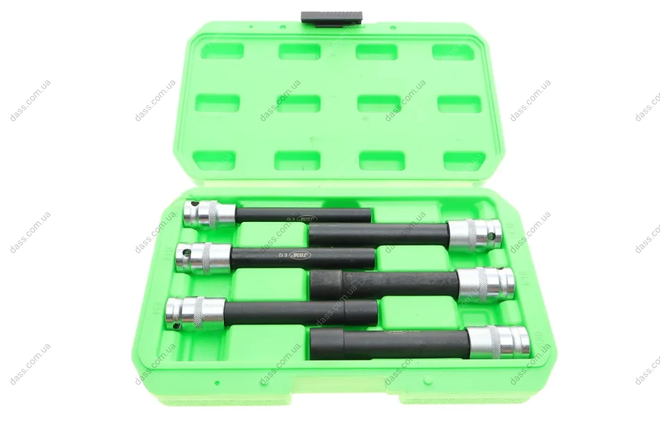 Набір головок 1/2" зі вставками E-STNDRT 6 од. Torx JBM 53915 (фото 1)