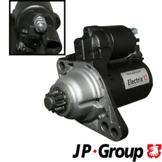 VW стартер Passat,Caddy III,Golf VI,Passat,Touran,Skoda Octavia,Yeti 1.2/2.0TDI 03- JP GROUP 1190306100