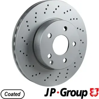 DB диск гальмівний передн.W204 07- JP GROUP 1363105600