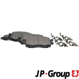 HYUNDAI колодки гальмів.передн. Kia Rio 05-, Accent 06- JP GROUP 3563600610