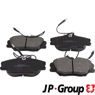 Гальмівні колодки дискові передн. FIAT Scudo, Ulysse 94-02 з датчик. JP GROUP 4163603310