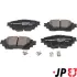 TOYOTA Гальмівні колодки задні RAV 4 V (_A5_, _H5_) 2.0 (MXAA52) 18-, HIGHLANDER (GSU7_, AXUH7_, TXUA7_) 2.5 Hybrid AWD (AXUH78) 22- JP GROUP 4863702310 (фото 1)