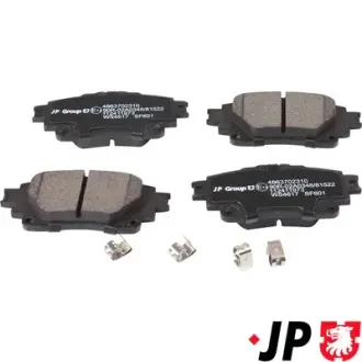 TOYOTA Гальмівні колодки задні RAV 4 V (_A5_, _H5_) 2.0 (MXAA52) 18-, HIGHLANDER (GSU7_, AXUH7_, TXUA7_) 2.5 Hybrid AWD (AXUH78) 22- JP GROUP 4863702310