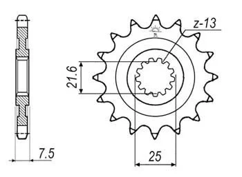 Передня зірка ESJOT JT 100-471-15