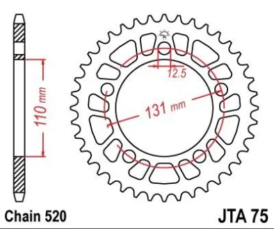 Зірка ESJOT MOTO JT 110-457-44