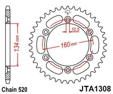 Зірка MOTO JT 110-461-44