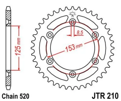 Зірка MOTO JT 111-462-45