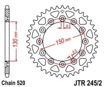 Зірка MOTO JT 111-463-50
