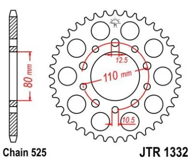 Зірка MOTO JT 111-552-44