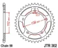 Зірка MOTO JT 111-654-44 (фото 1)