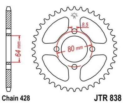Зірка MOTO JT 112-342-45