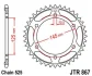Зірка MOTO JT 112-566-43 (фото 1)