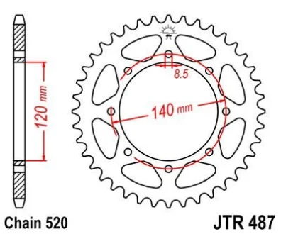 Зірка MOTO JT 114-482-44