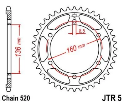 Зірка MOTO JT 115-463-47