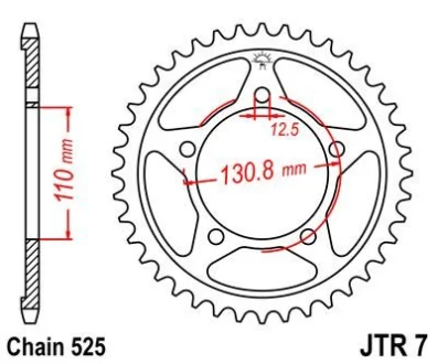 Зірка MOTO JT 115-521-44