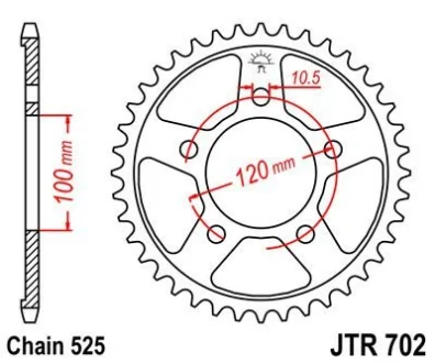 Зірка MOTO JT 115-554-42