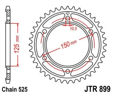 Зірка MOTO JT 115-564-45