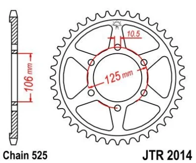 Зірка MOTO JT 115-569-47