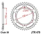 Зірка MOTO JT 115-667-45 (фото 1)