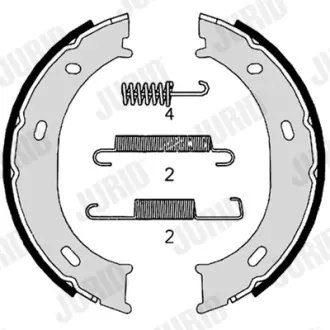 Тормозные колодки Jurid 362609J