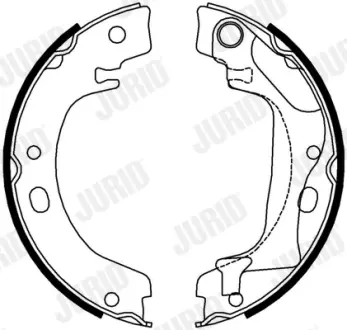 Тормозные колодки Jurid 362631J