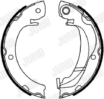 Тормозные колодки Jurid 362636J