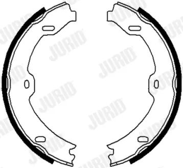 Тормозные колодки Jurid 362650J