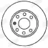 OPEL диск гальмівний передній Astra F,Corsa,Kadett D/E,Vectra A 1.0/1.8 81-00 Jurid 561158JC (фото 2)