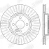 BMW Диск гальмівний передній Mini One,Cooper,Clubman 01- Jurid 562444J (фото 2)
