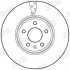 VW диск гальмівний передній (314мм) Audi A4 07-,A5 Jurid 562466JC (фото 2)