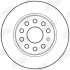 VW Диск гальмівний задн.Audi A3 08-Golf VI 08-, Caddy IIISkodaSeat Jurid 562614JC (фото 2)