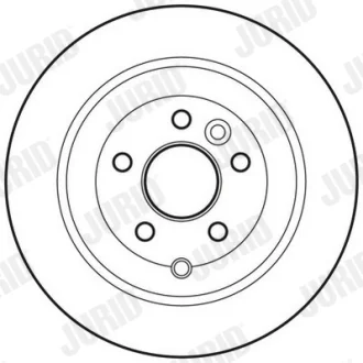 LANDROVER диск гальмівний задн.Freelander 07- Jurid 562765JC