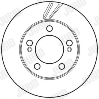 SSANGYONG гальмівний диск передн.Actyon,Kyron,Rexton Jurid 562785JC