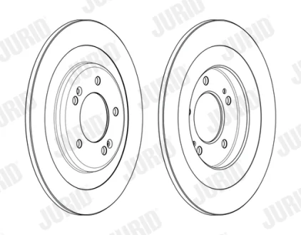 HYUNDAI гальмівний диск задн i40 Jurid 563001JC