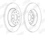 VW диск гальм задн. Passat 14-, Golf, Tiguan (з покриттям + болт) Jurid 563168JC (фото 2)