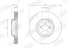 DB Гальмівний диск передн. з вентиляцією S-CLASS (W222, V222, X222) S 350 d 17-20 Jurid 563617JC-1 (фото 2)