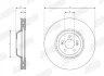 DB Гальмівний диск передн. з вентиляцією S-CLASS (W222, V222, X222) S 350 d 17-20 Jurid 563617JC-1 (фото 3)