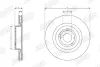 TOYOTA Гальмівний диск YARIS (P21, PA1, PH1) 20- Jurid 563739JC (фото 2)