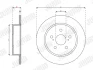 TOYOTA гальмівний диск задн C-HR (_X1_) 1.2/1.8 16 Jurid 563757JC (фото 2)