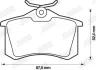 Гальмівні колодки зад. Caddy III/Golf V/Audi A4 03- (TRW) Jurid 571906D (фото 2)