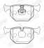 BMW гальмівні колодки задн.3 E46 2.5/3.0,7 E38 2.5/5.4,X5 E53 3.0/4.6,Rover 3.0/3.4 02- Jurid 571918J (фото 2)